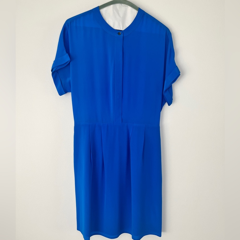 Electric Blue Madewell silk dress